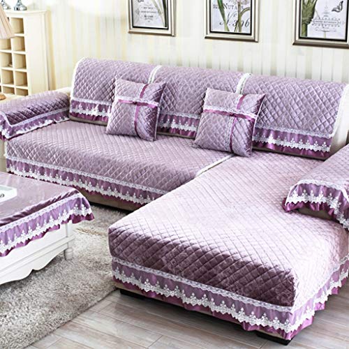 Copridivano In Ciniglia FANSU Reversibile, Modello Uccello Estivo 180x300 Cm: Morbido, Decorativo, Per Divano O Letto